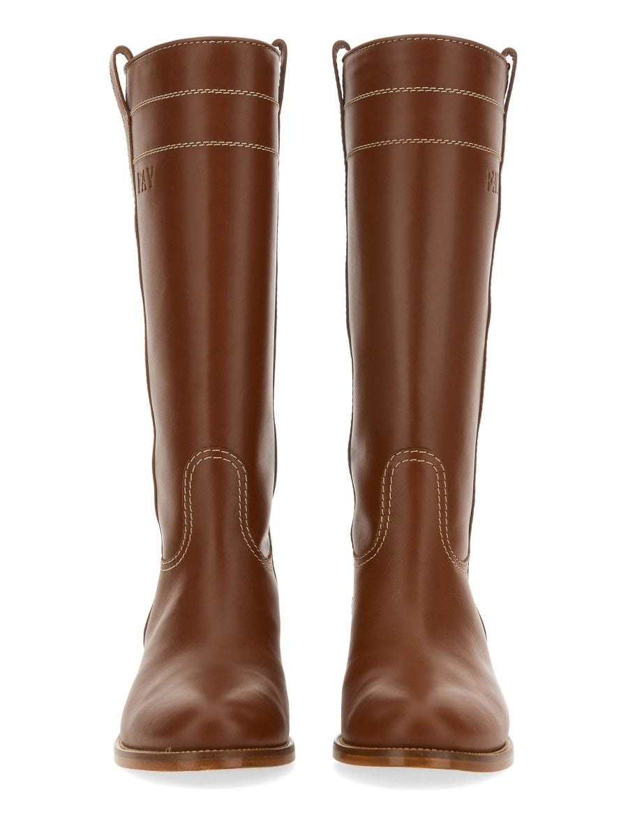 FAY Women's 100% Leather Boots for Spring/Summer 2025