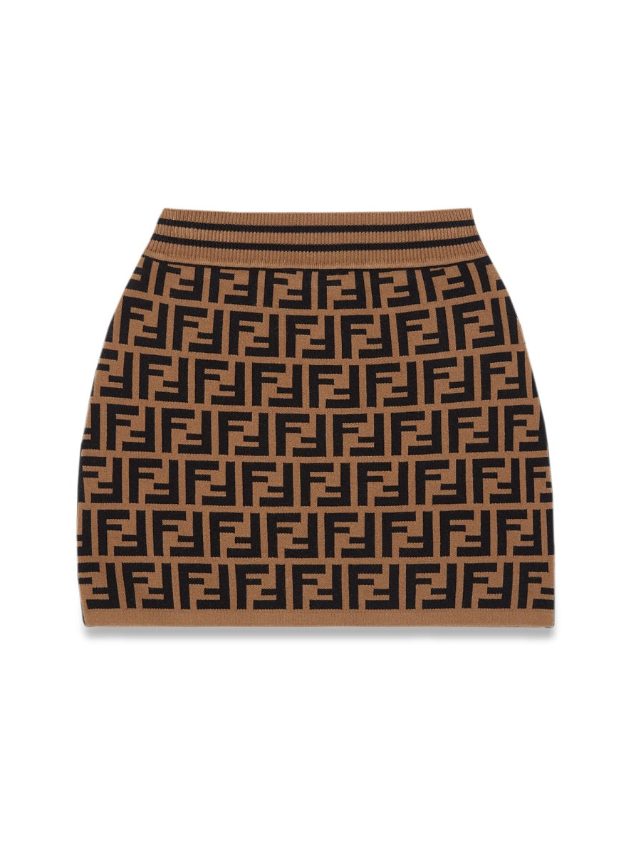 FENDI Knit Mini Skirt for Girls