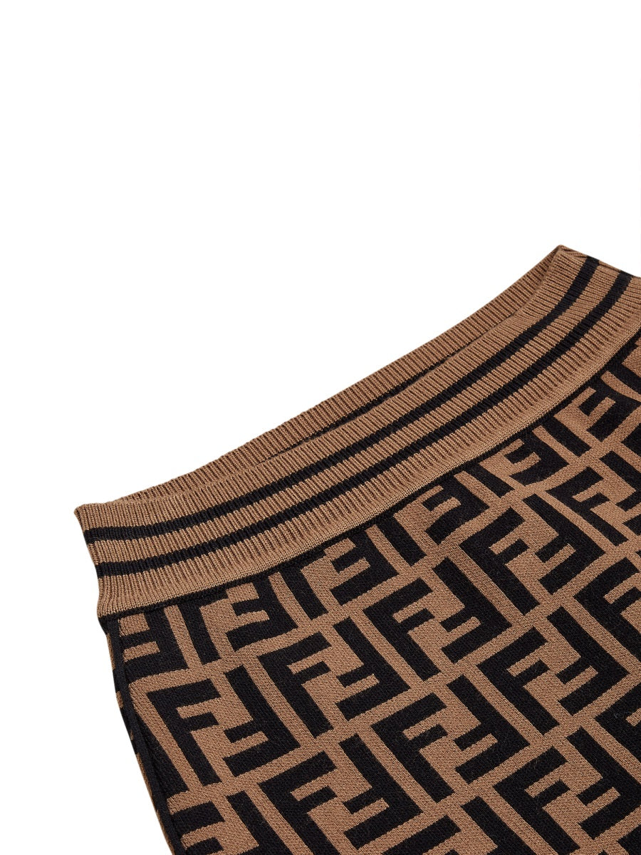 FENDI Knit Mini Skirt for Girls