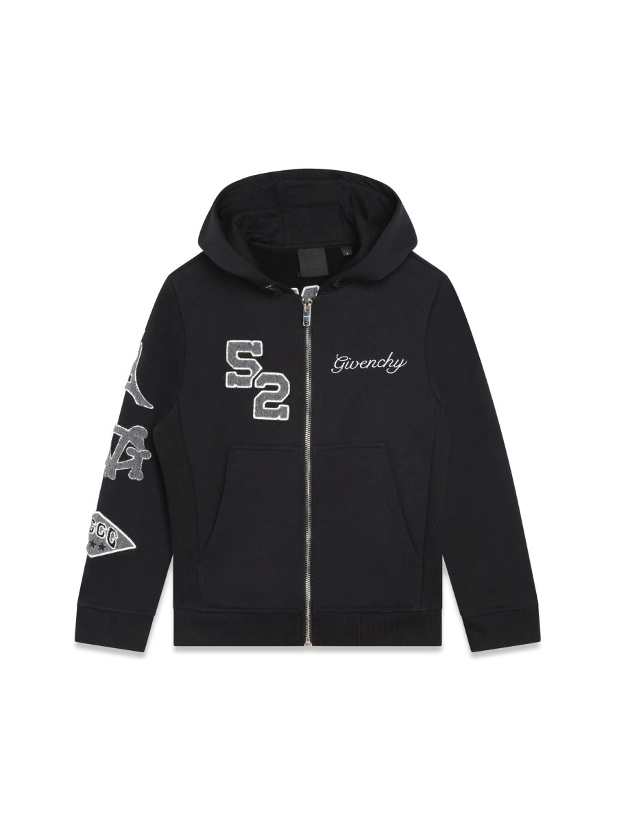 GIVENCHY Zippered Hoodie for Boys