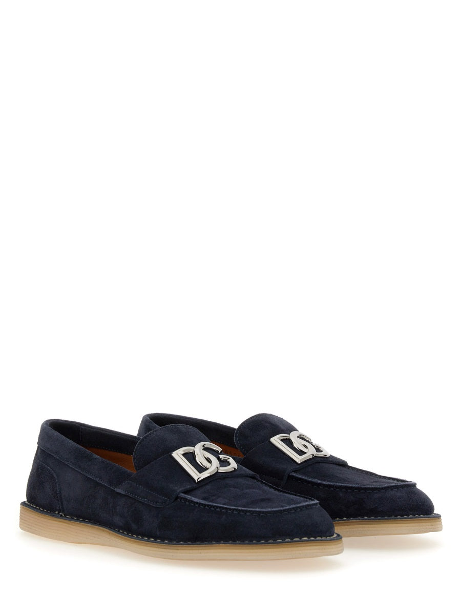 DOLCE & GABBANA Classic Suede Loafer for Men - SS24