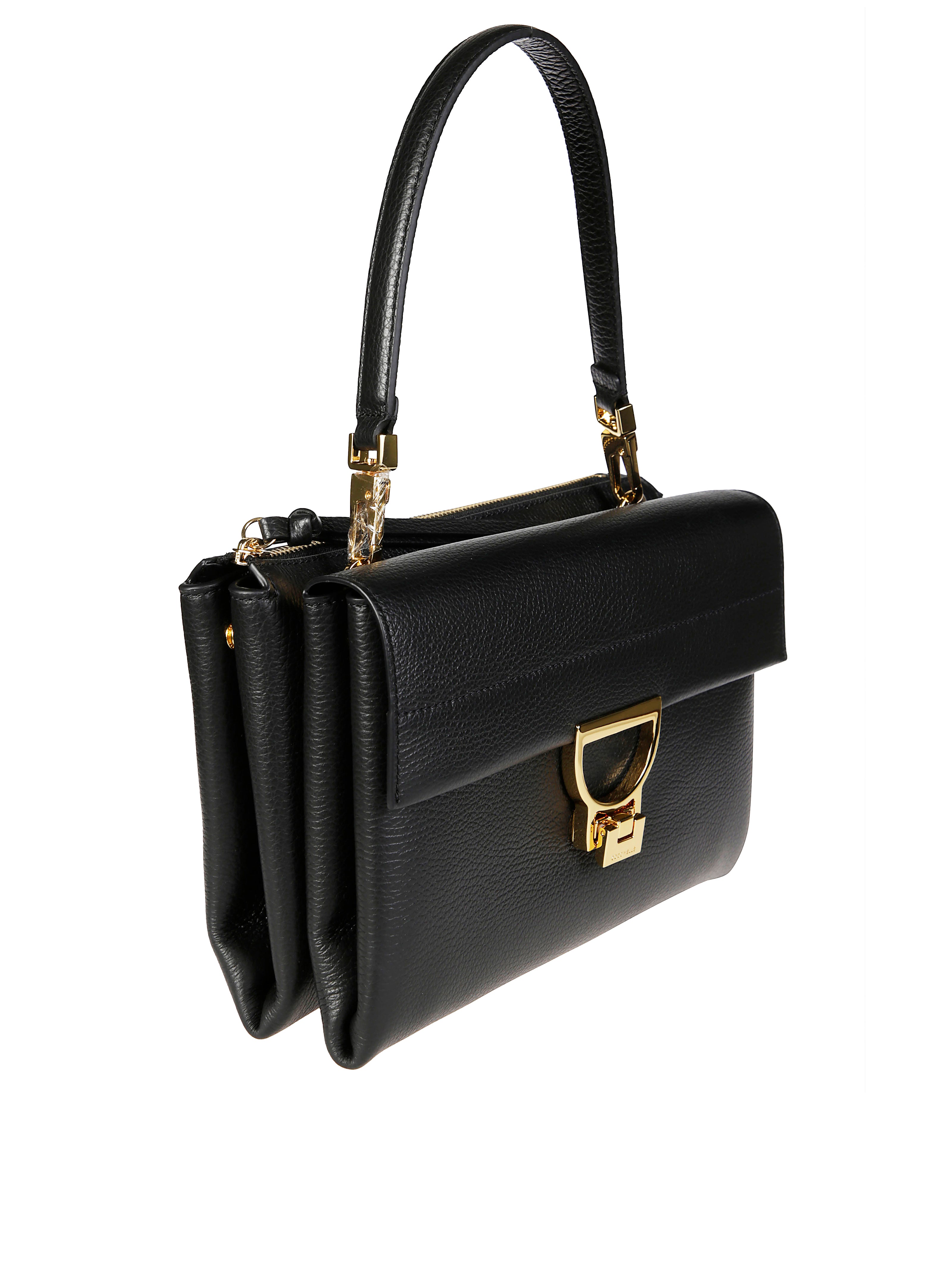 COCCINELLE Men's Handbag with Dual Zip Compartments and Adjustable Strap