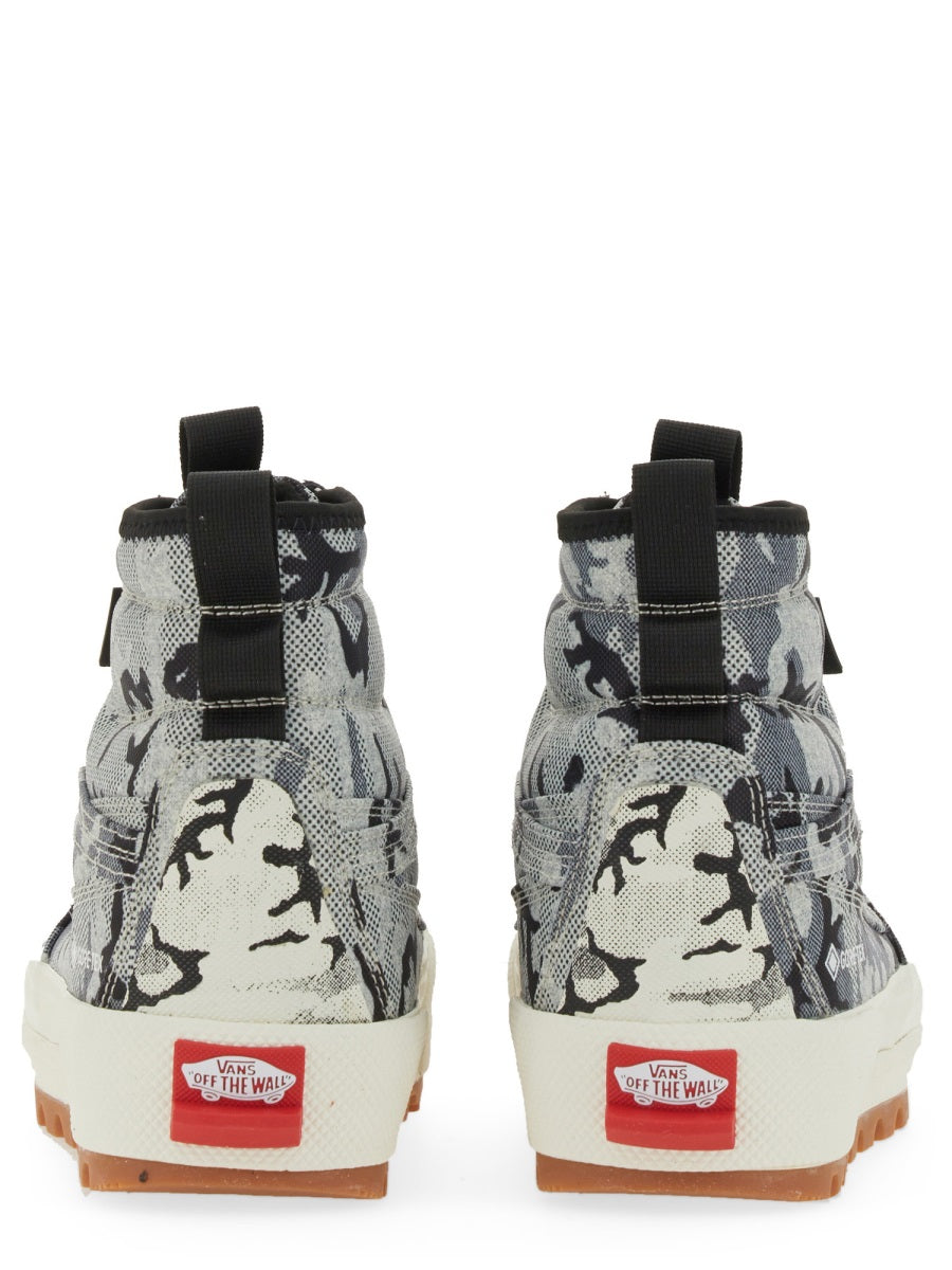 VANS High-Top Sneakers with Rubber Waffle Sole