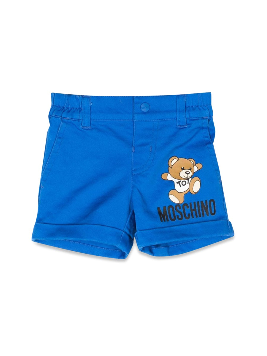 MOSCHINO Trendy Unisex Mini Shorts