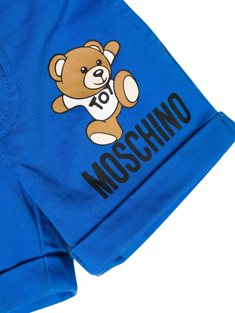 MOSCHINO Trendy Unisex Mini Shorts