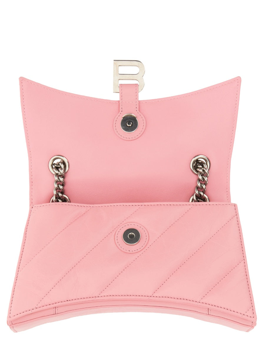 BALENCIAGA Mini Handbag with Adjustable Chain Shoulder Strap