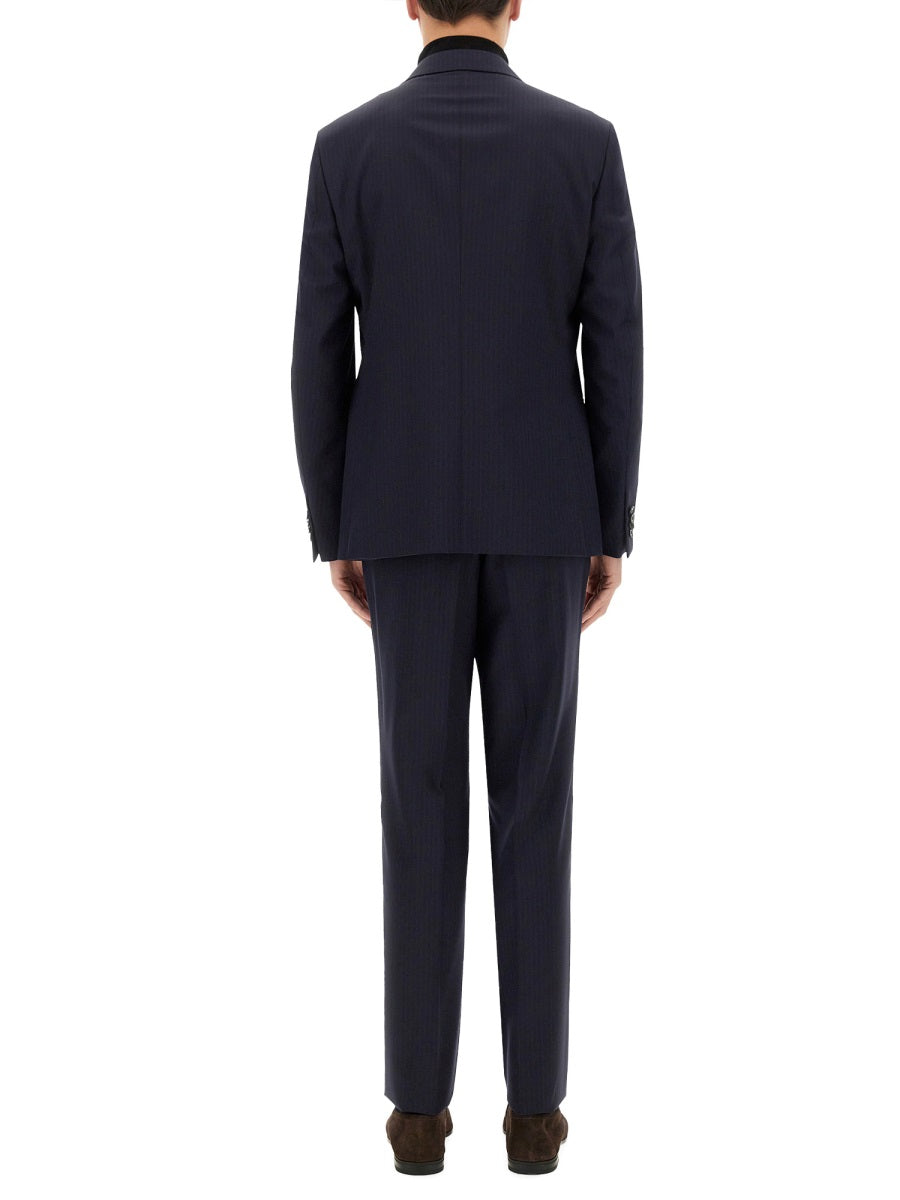 ZEGNA Sophisticated Single-Breasted Suit - Size 48