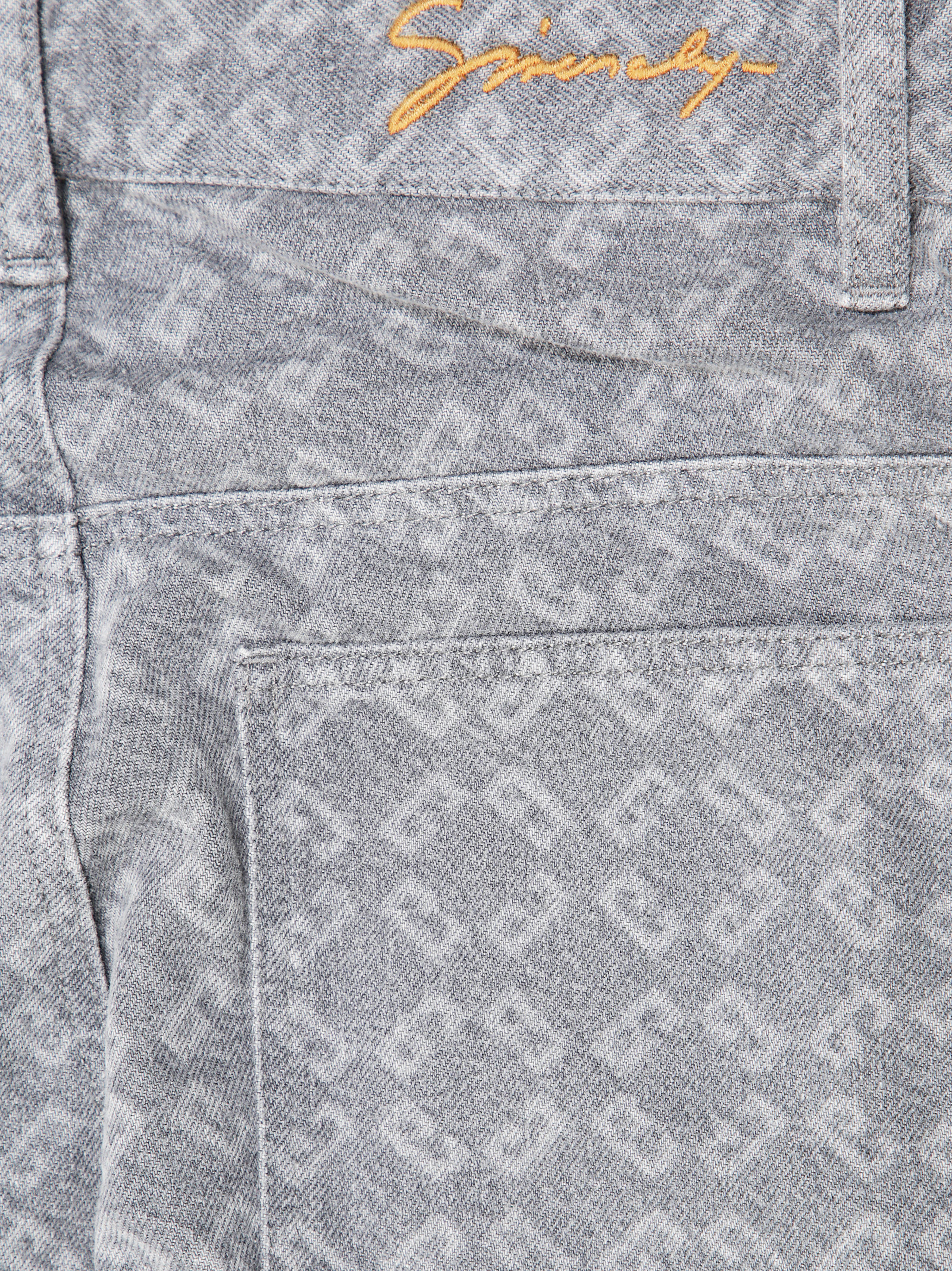 GIVENCHY Medium Wash Logo Pocket Jeans