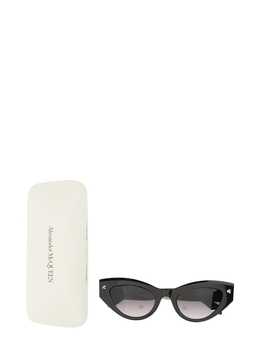 ALEXANDER McQUEEN Cat-Eye Sunglasses with Spike Studs
