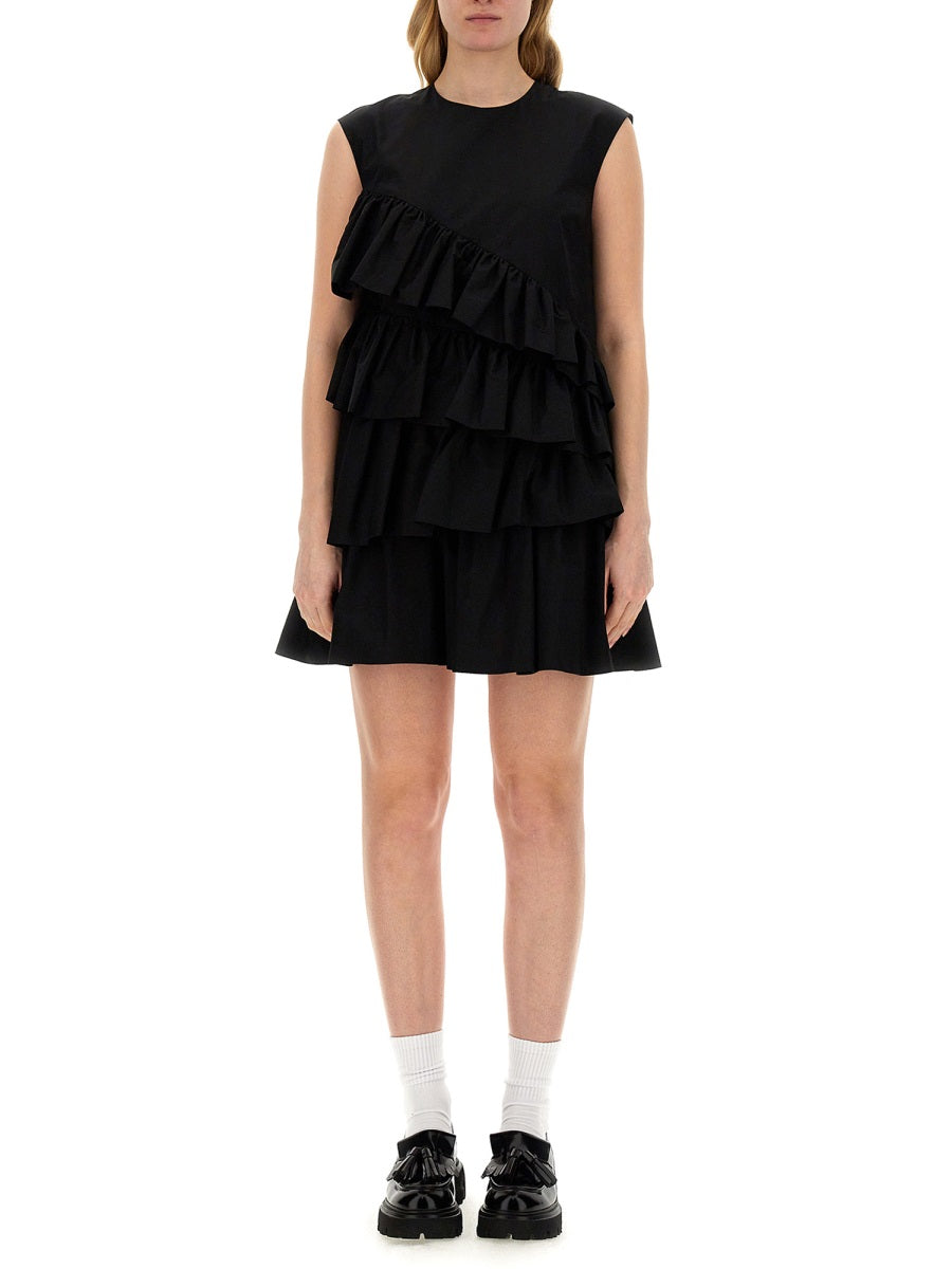 MSGM Ruffle Mini Dress for Women - Size 40