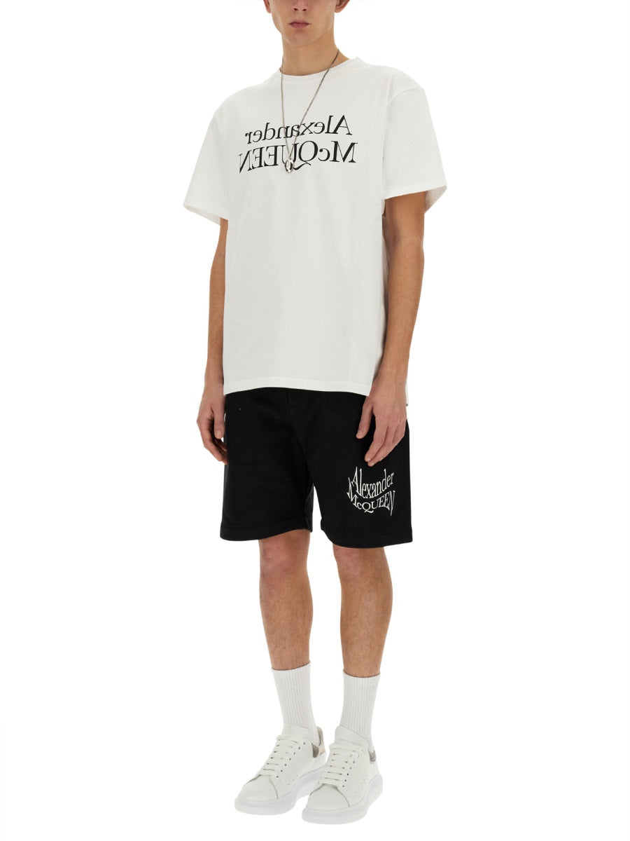 ALEXANDER McQUEEN Regular Fit Logo T-Shirt - Size L