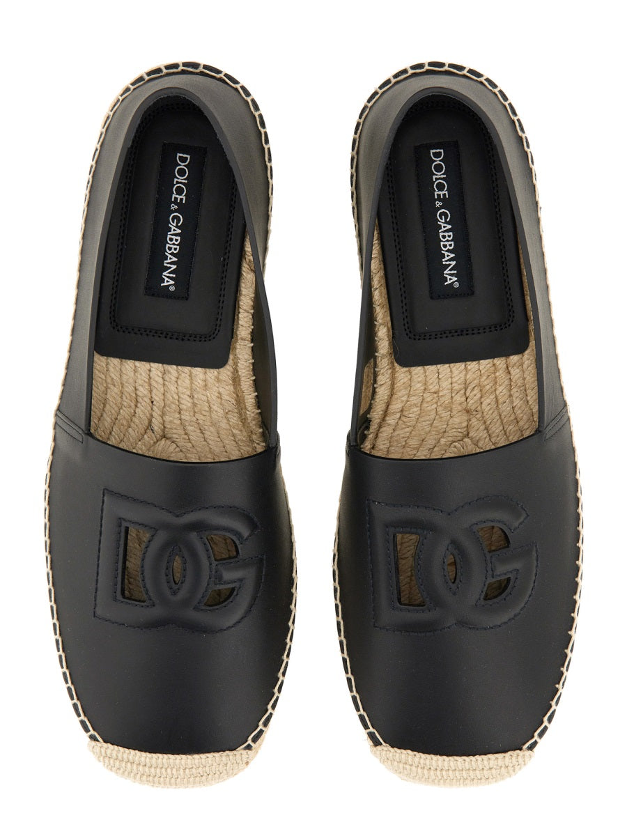 DOLCE & GABBANA Stylish Leather Espadrilles for Men
