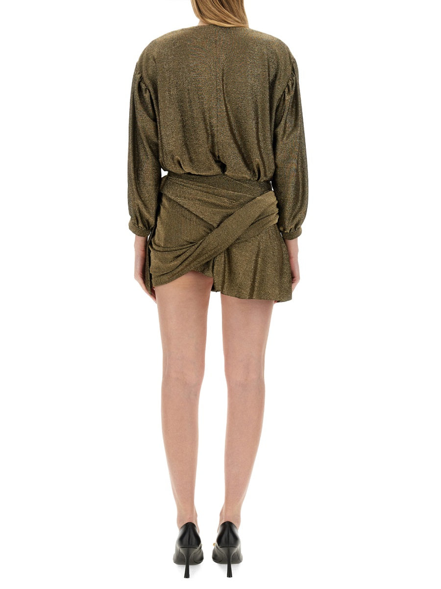 BALENCIAGA V-Neck Mini Dress - Regular Fit