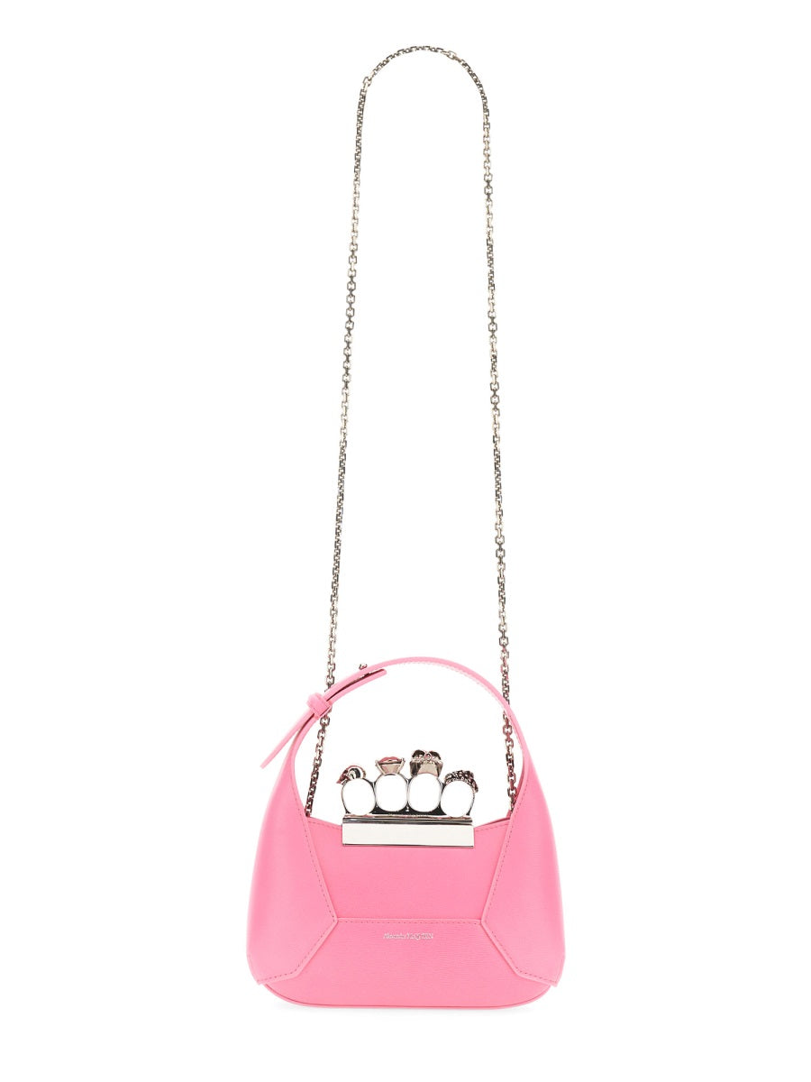 ALEXANDER McQUEEN Jewelled Mini Hobo Handbag