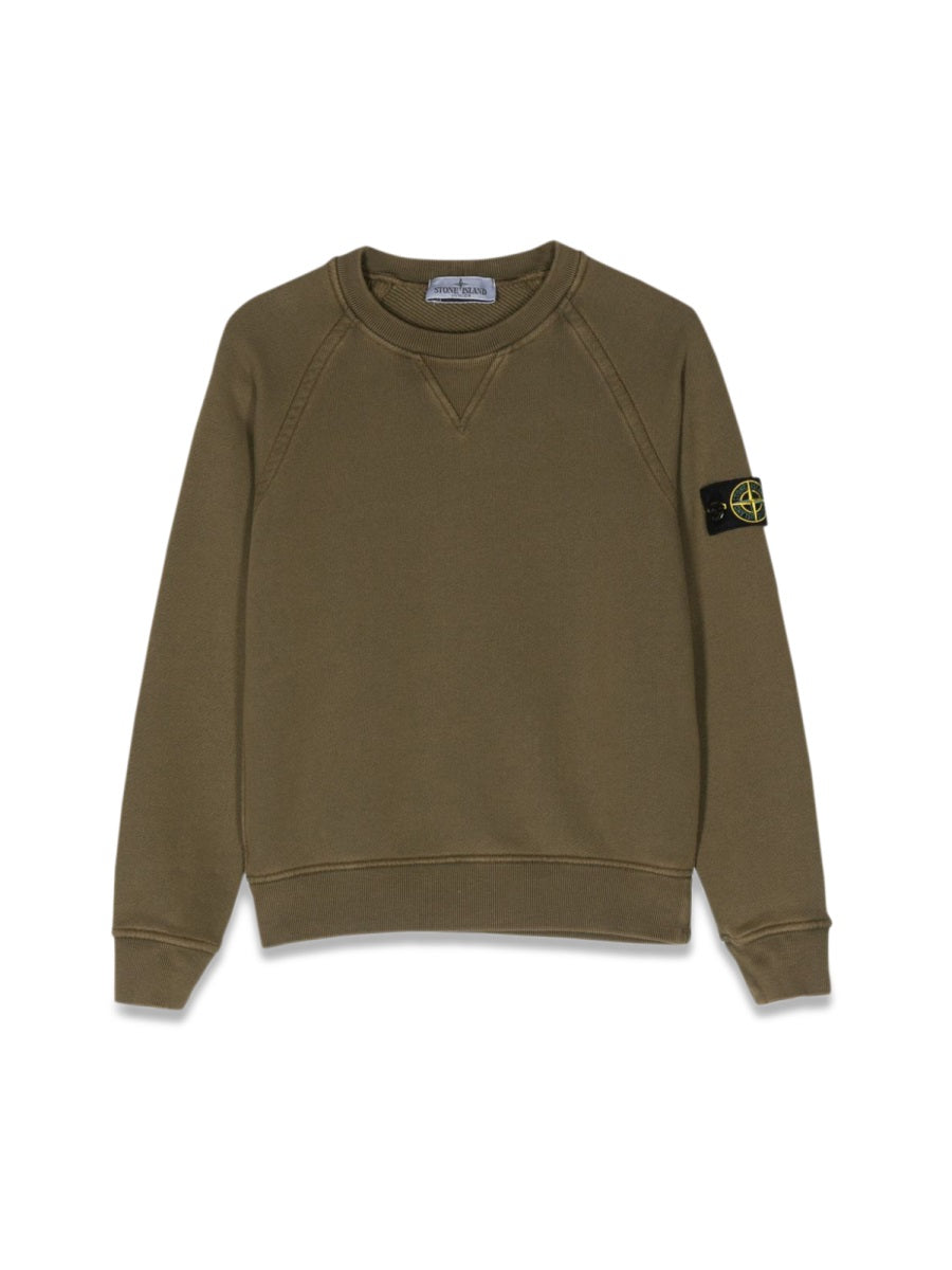 STONE ISLAND Boys Mini Crewneck Sweatshirt