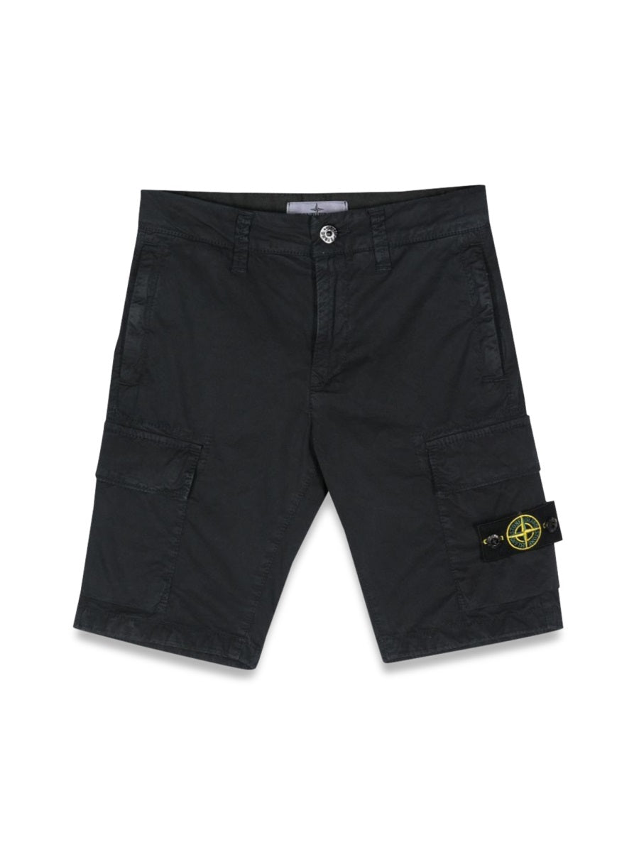 STONE ISLAND Regular Bermuda Shorts for Kids