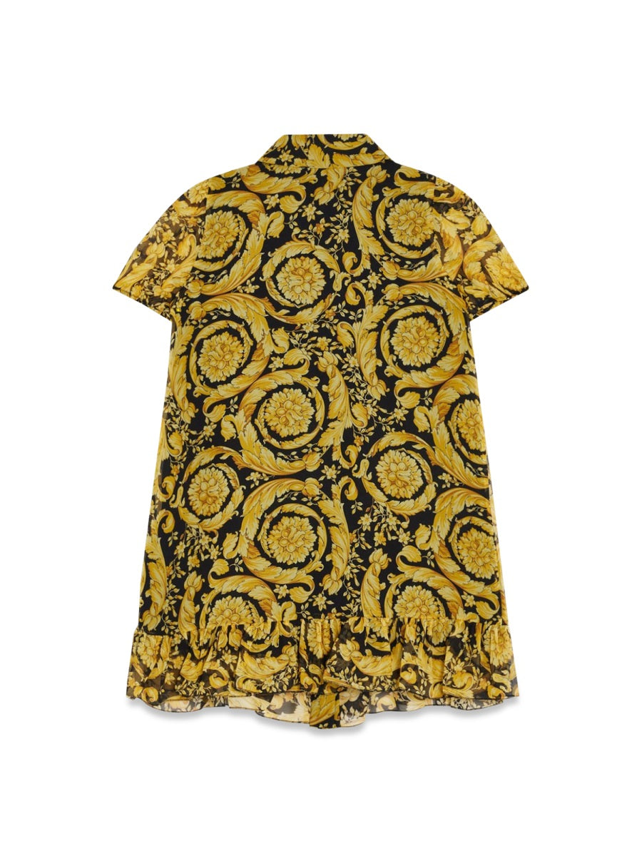 VERSACE Silk Mini Dress for Girls - SS24