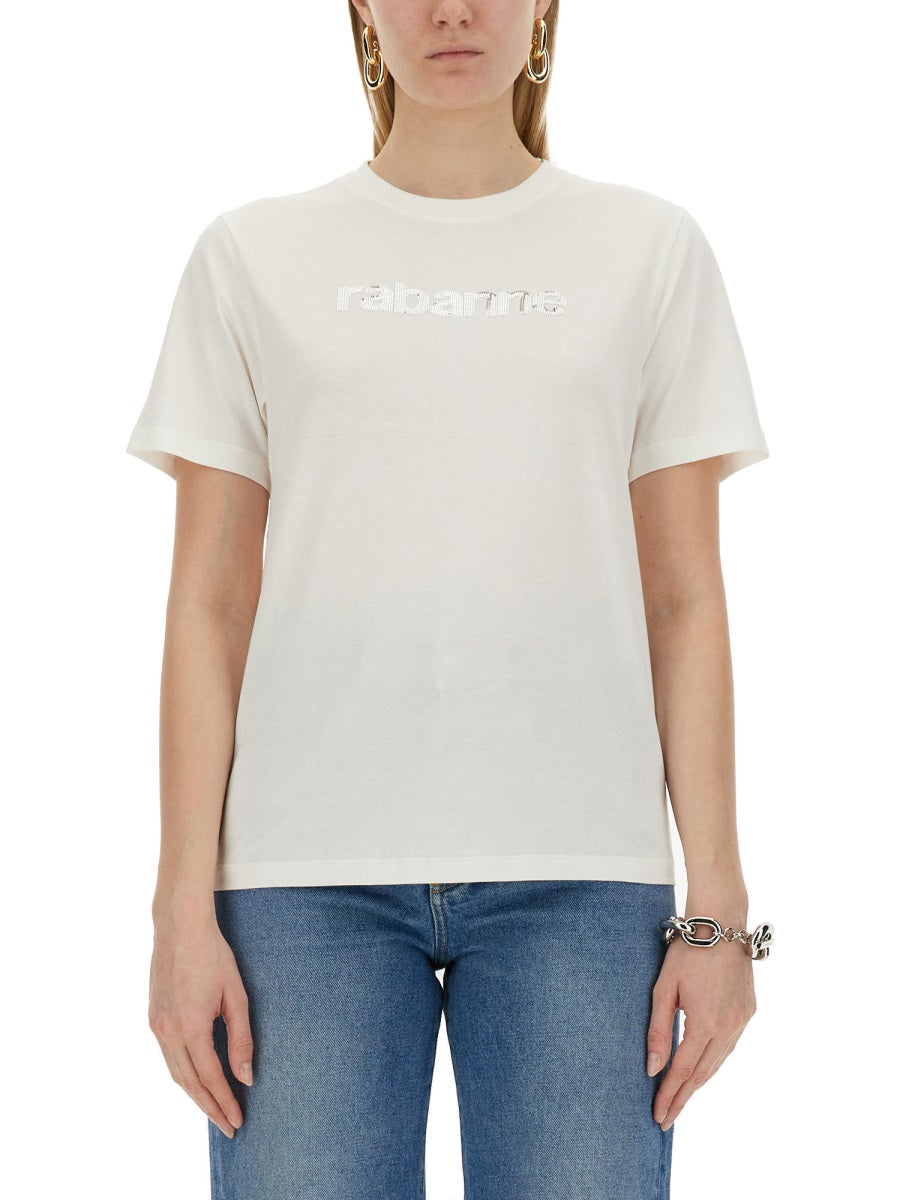 RABANNE Logo T-Shirt for Women - Size S