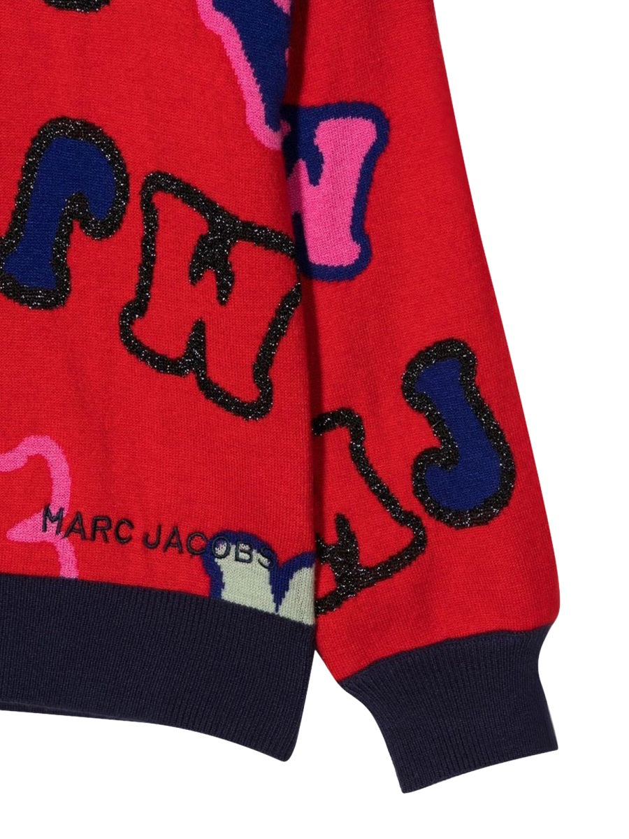 MARC JACOBS Mini Crew Neck Pullover for Girls