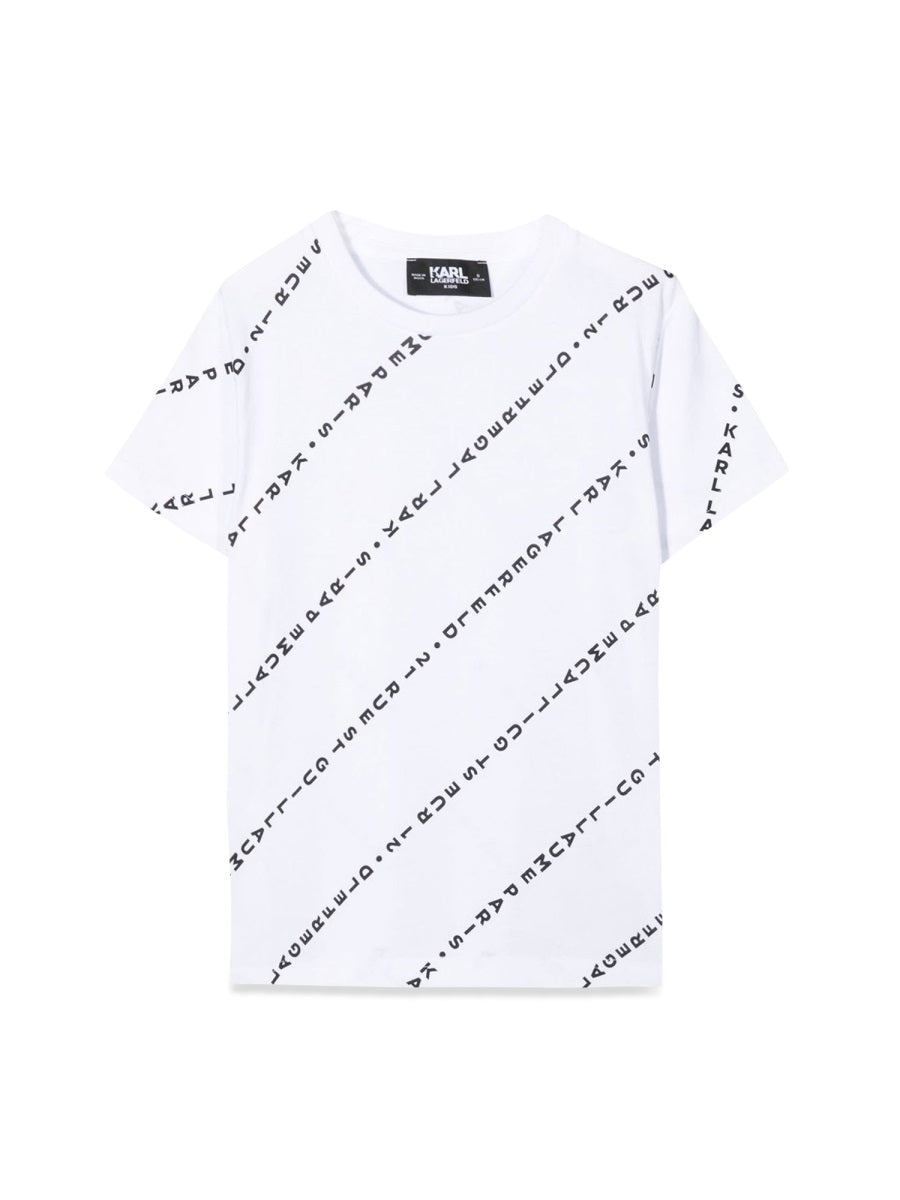 KARL LAGERFELD Classic Cotton Tee for Boys - FW22
