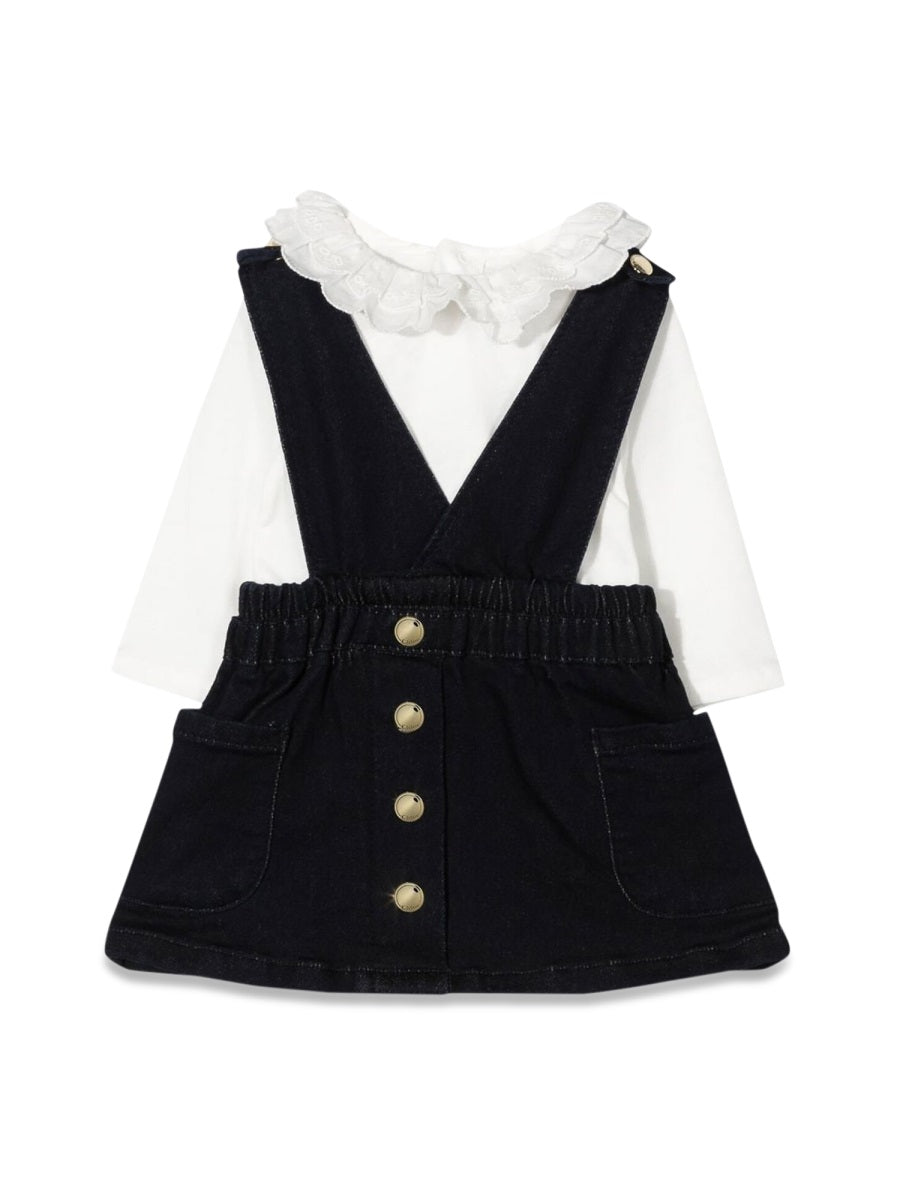 CHLOÉ Chic Long Sleeve T-Shirt Dress for Girls