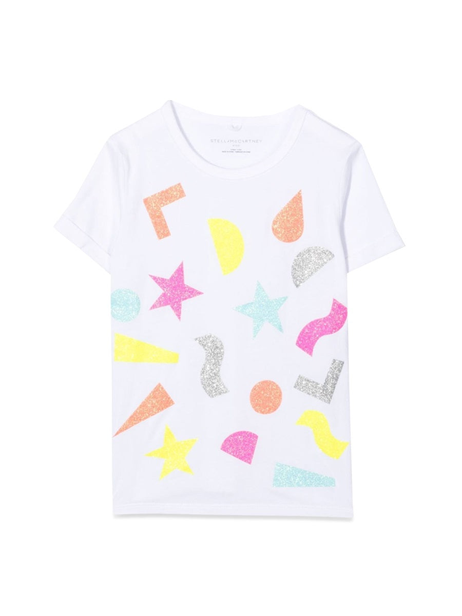 STELLA McCARTNEY Geometric Shapes Mini T-Shirt