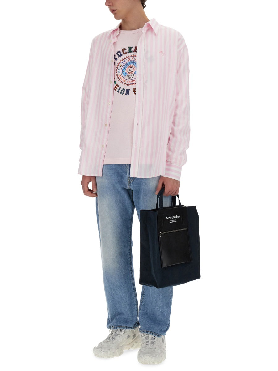 ACNE STUDIOS Relaxed Fit Striped Shirt - Size 46