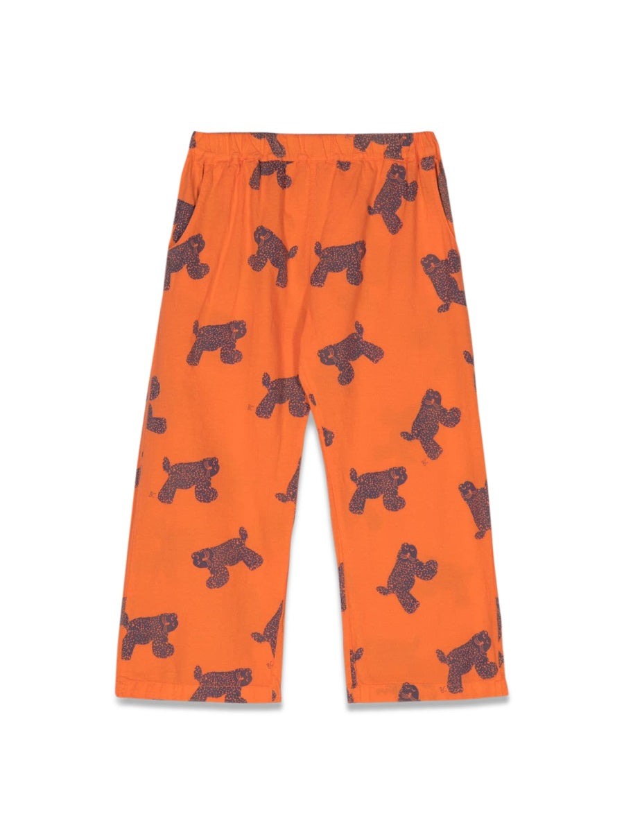 BOBO CHOSES Big Cat All Over Woven Pants for Kids