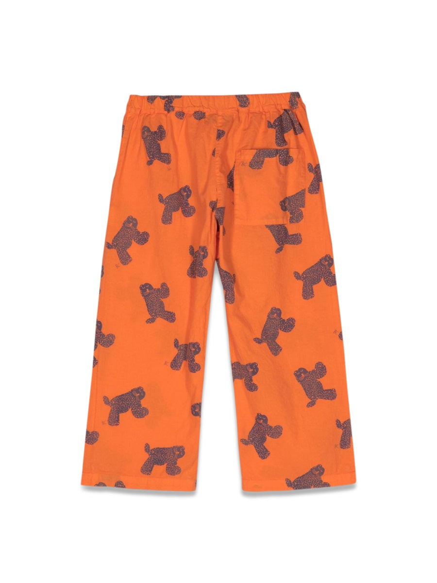 BOBO CHOSES Big Cat All Over Woven Pants for Kids