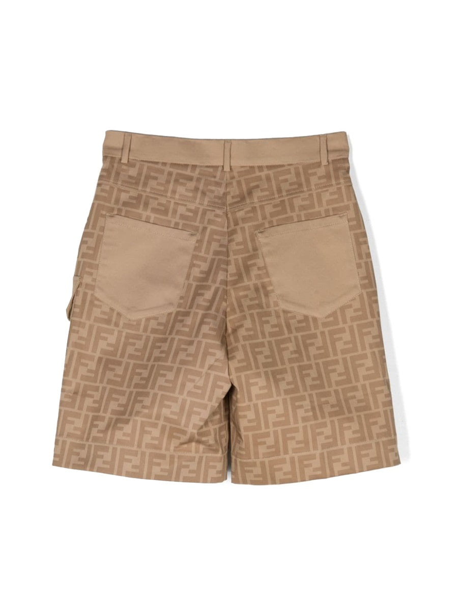 FENDI Boys' Mini Bermuda Gabardine Shorts