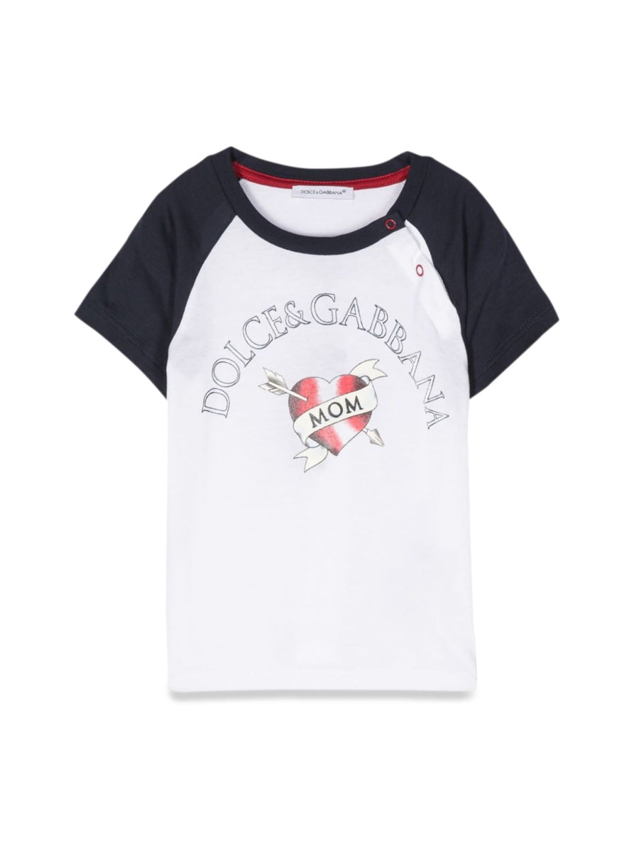 DOLCE & GABBANA Mini Short Sleeve T-Shirt for Girls