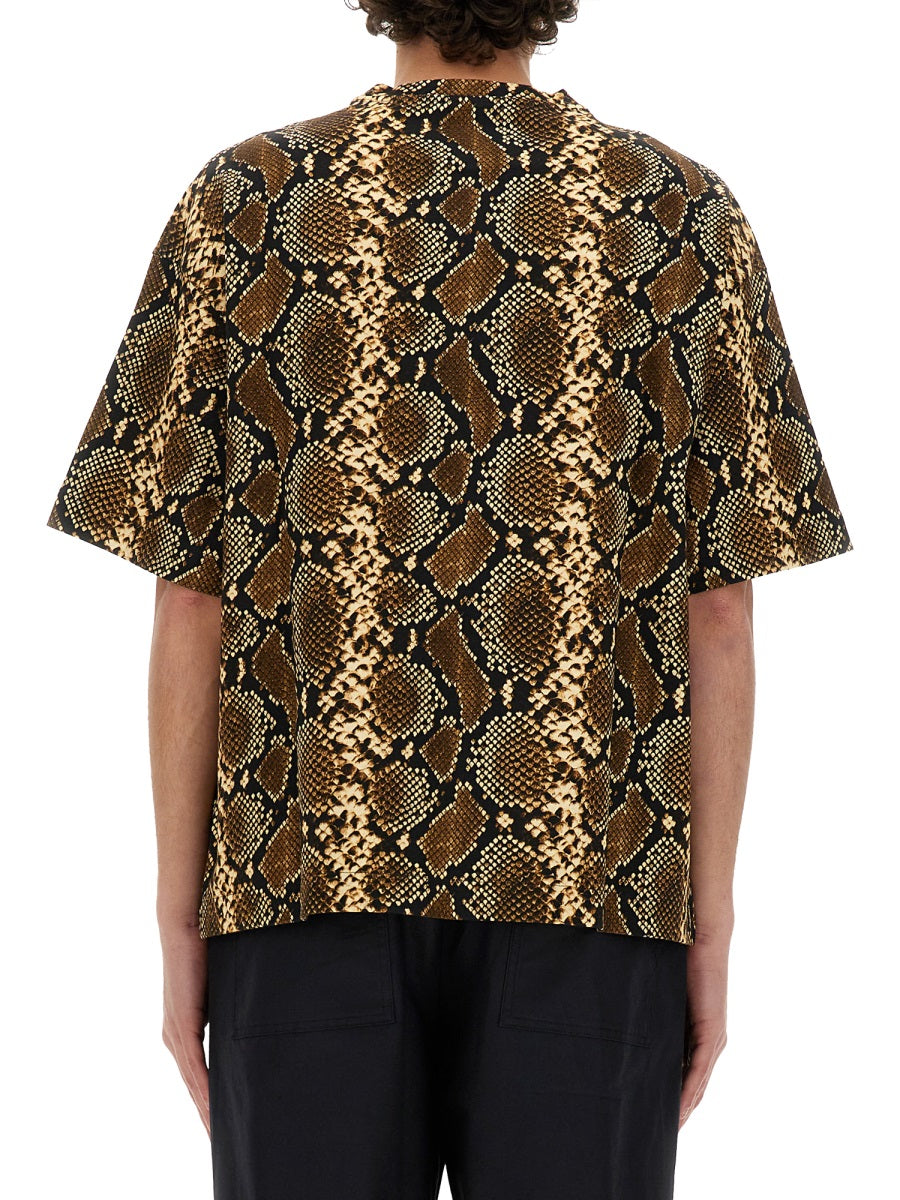 JIL SANDER Animal Patterned T-Shirt - Size L