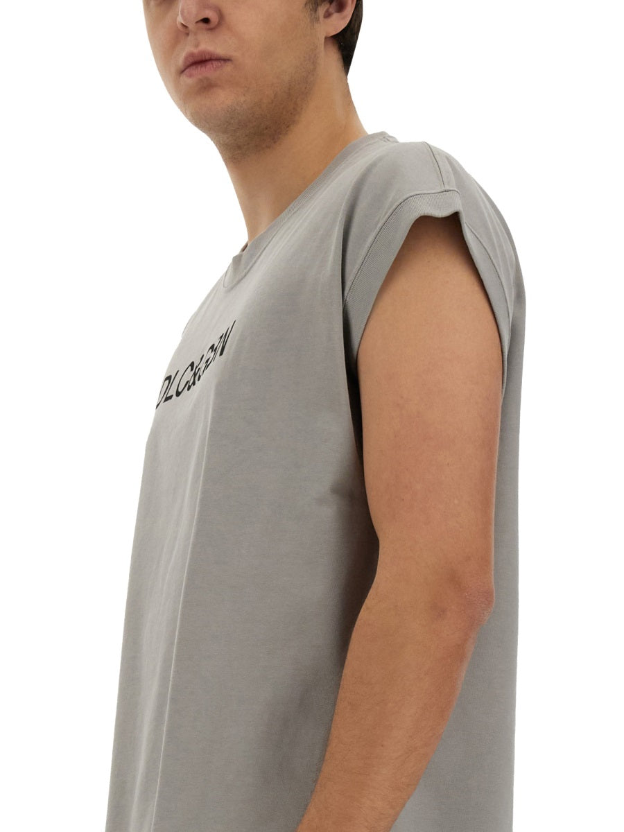 DOLCE & GABBANA Classic Logo T-Shirt - Size M