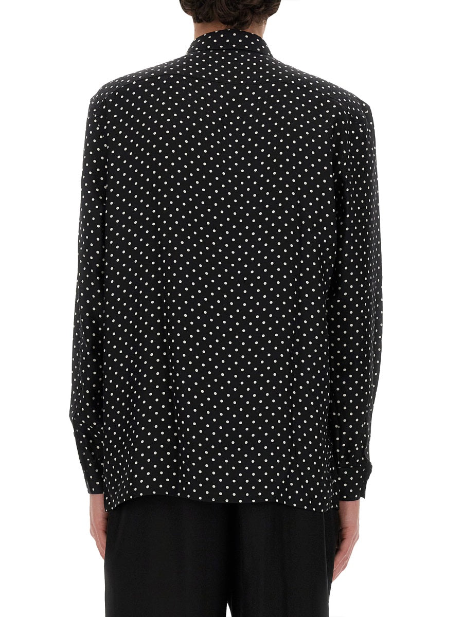 SAINT LAURENT Poison Silk Shirt - Size 40