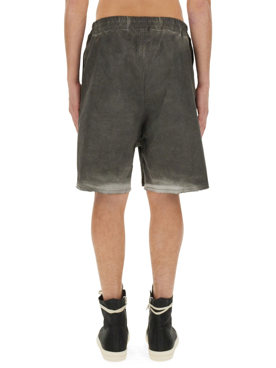 RICK OWENS Men's Mini Denim Bermuda Shorts - Size 48 IT