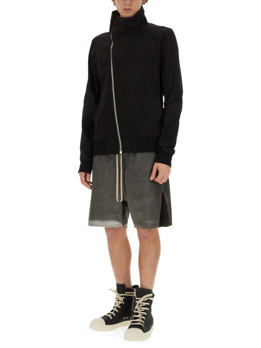 RICK OWENS Men's Mini Denim Bermuda Shorts - Size 48 IT