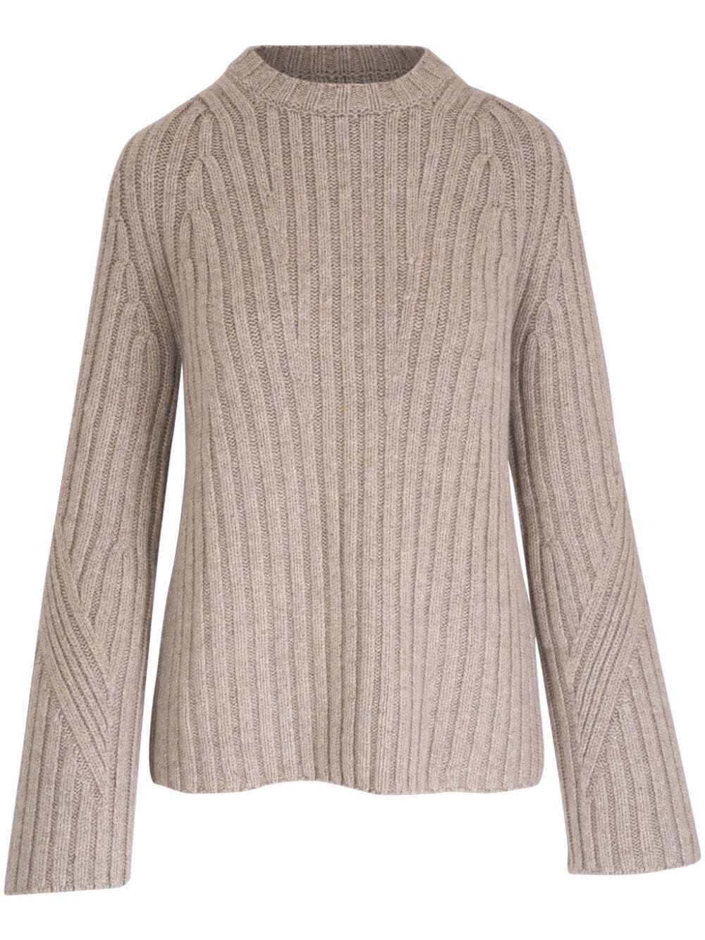KHAITE The Calvin Sweater - Women's Mini Cashmere Knit