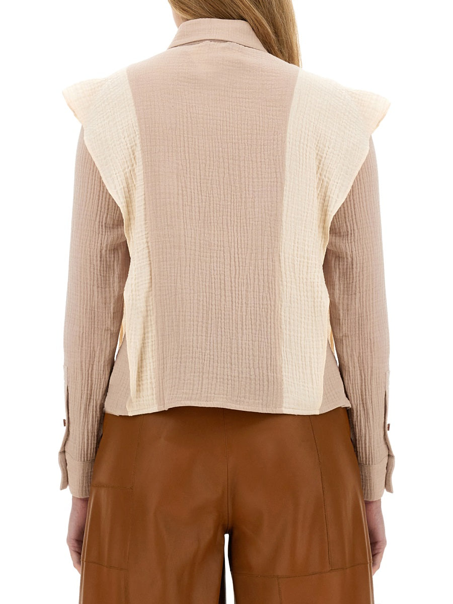 ALYSI Regular Fit Women's Cotton Shirt - Size 42 IT