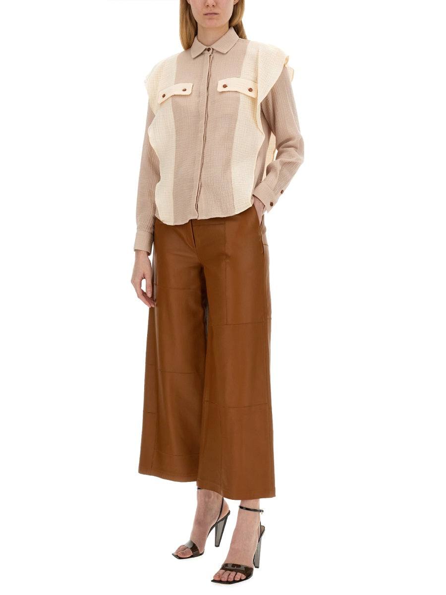 ALYSI Regular Fit Women's Cotton Shirt - Size 42 IT