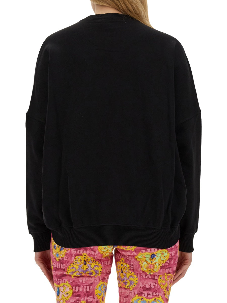 VERSACE JEANS COUTURE Cropped Logo Sweatshirt