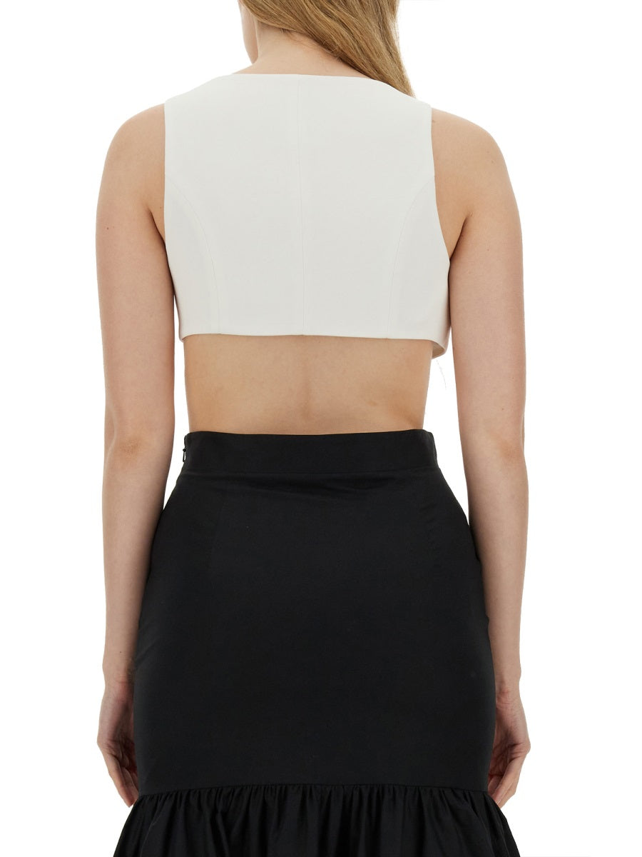 MOSCHINO Mini Vests with Rose - Size 40 IT