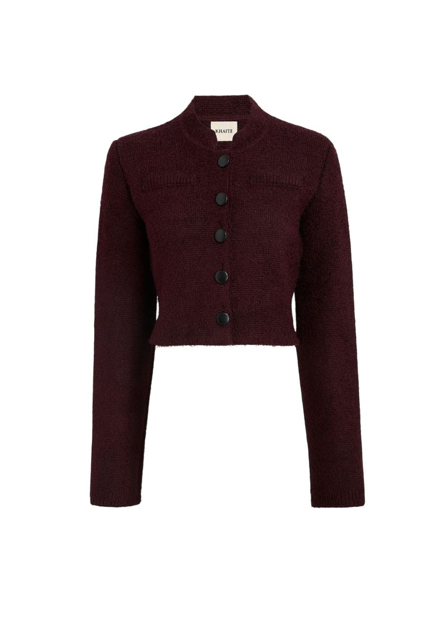 KHAITE Mini Silk Cashmere Jacket