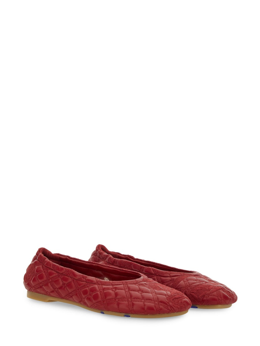 BURBERRY Leather Ballerina Flats for Women