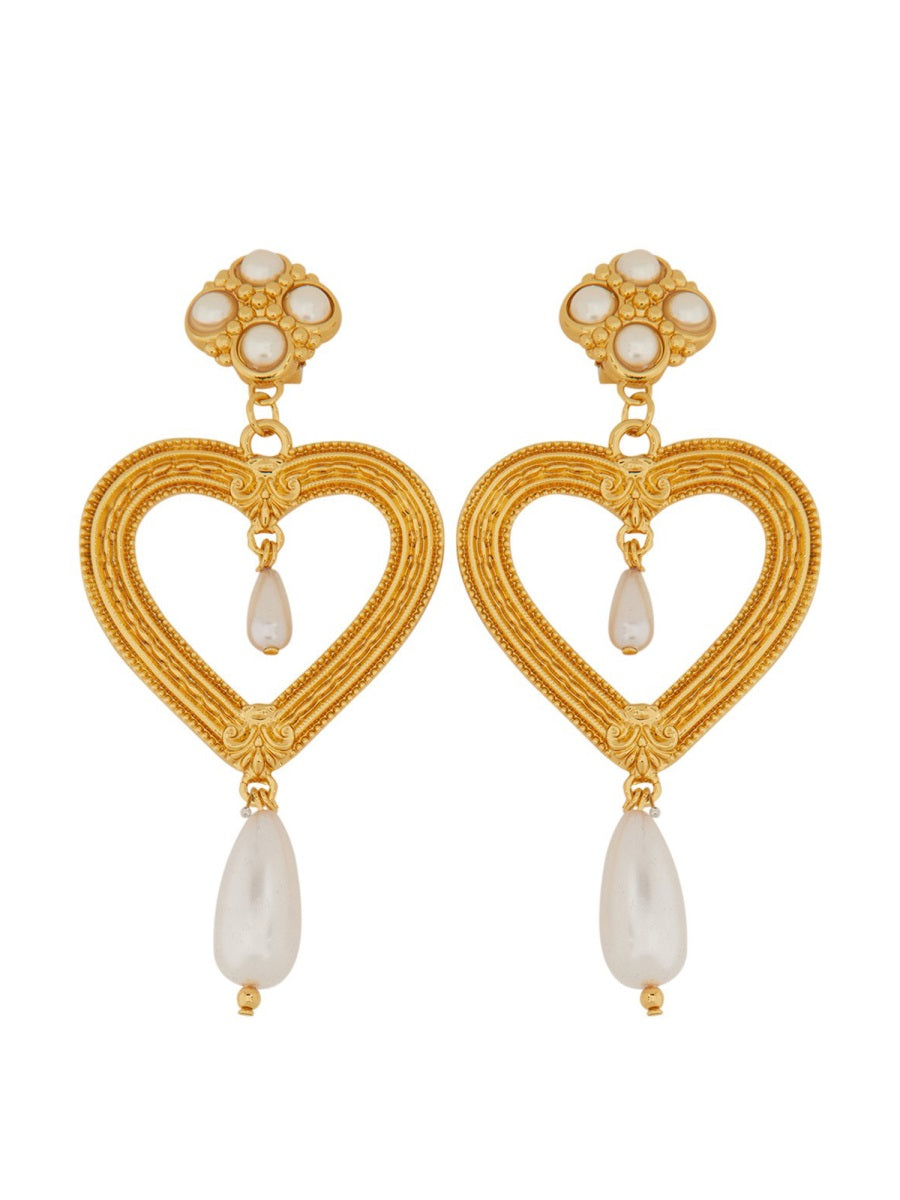 MOSCHINO Heart-Shaped Earrings