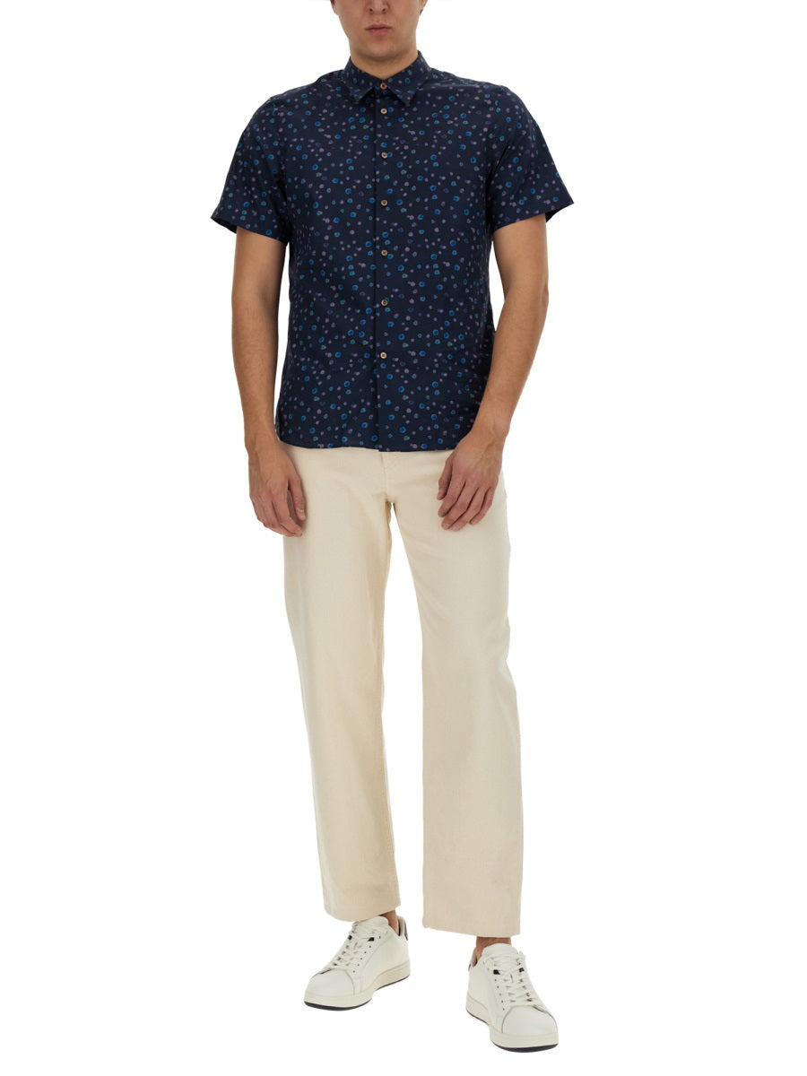 PS BY PAUL SMITH Tailored Fit Printed Shirt - Size L