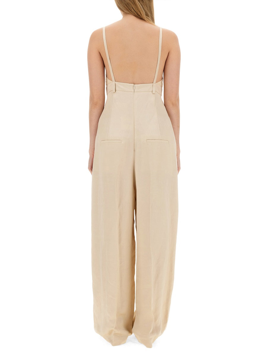 ALYSI Regular Fit Satin Jumpsuit - Size 40