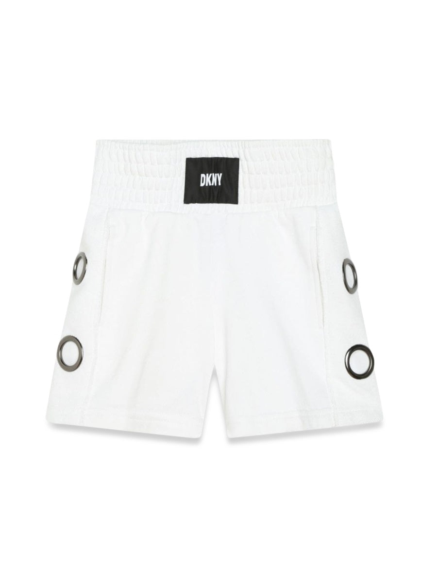 DKNY Mini Cotton Shorts for Girls