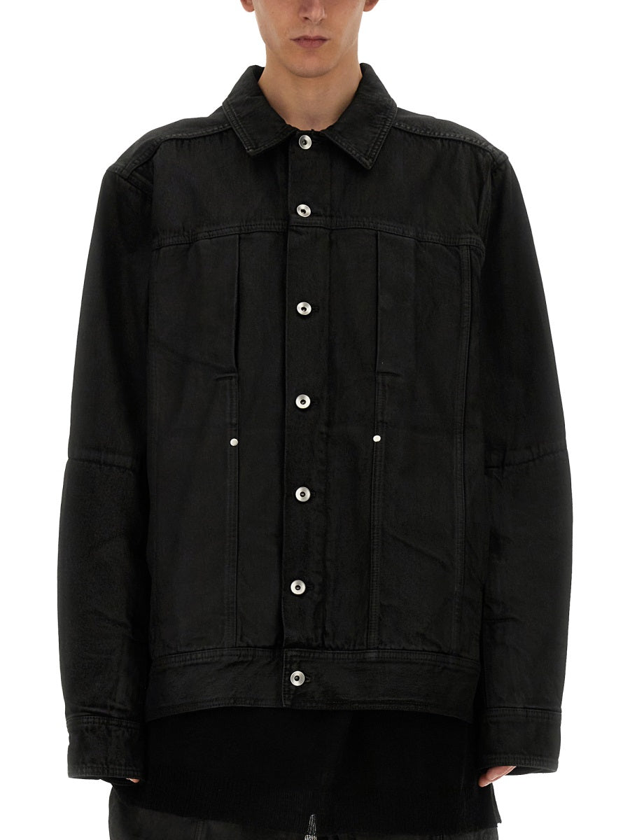 RICK OWENS Denim Jacket - Size 48 IT