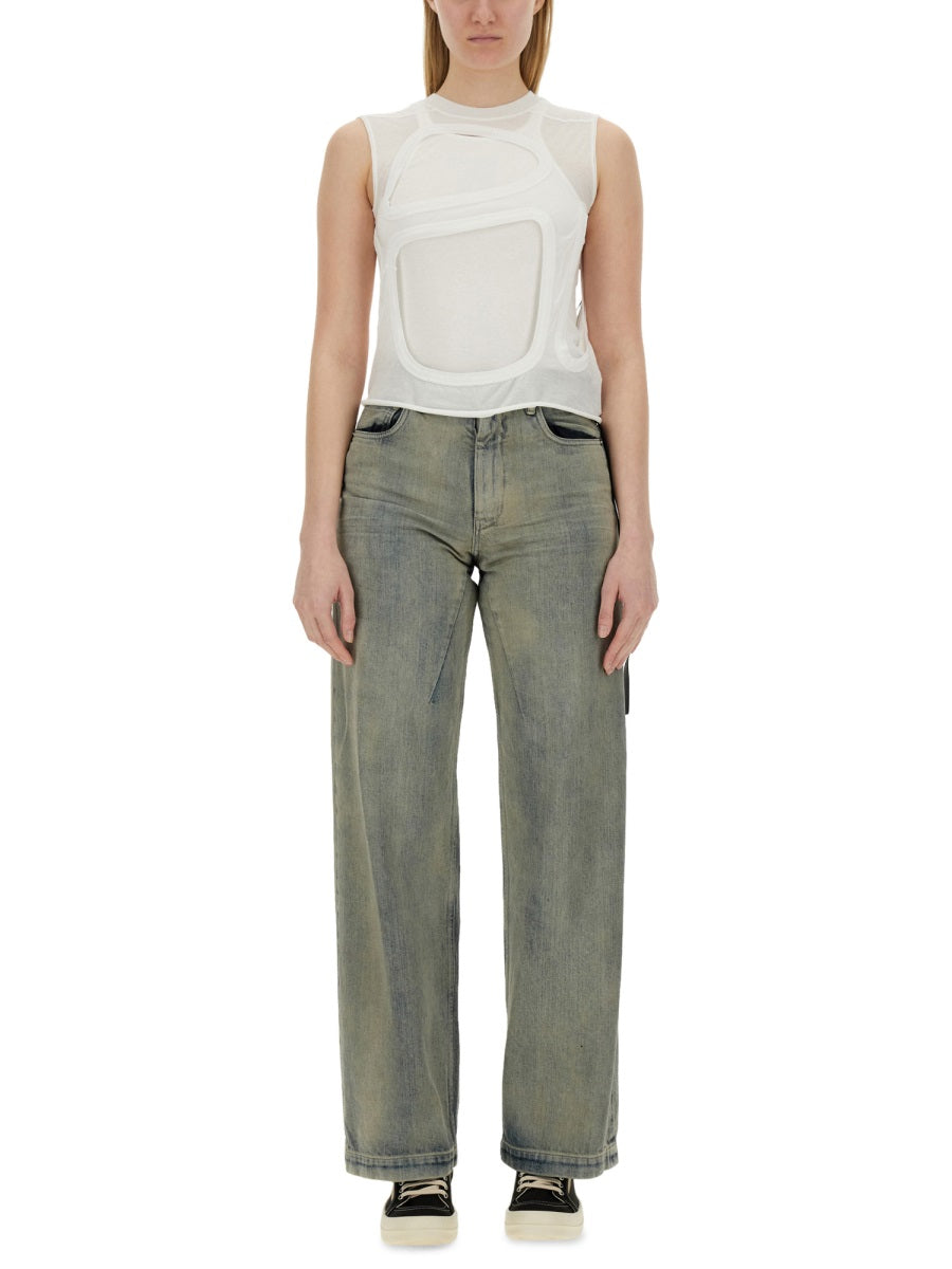 RICK OWENS DRKSHDW Cut-Out Mini Top