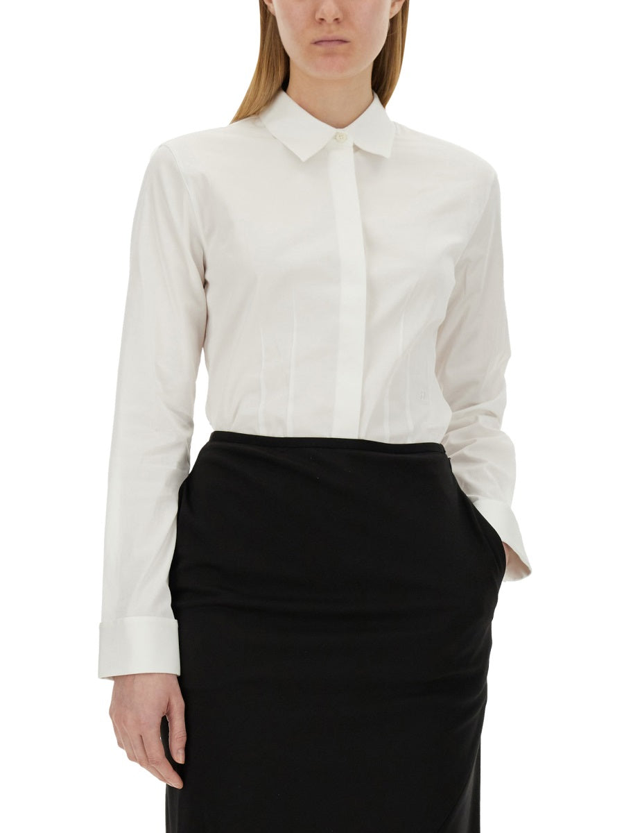 HELMUT LANG Fitted Mini Poplin Shirt
